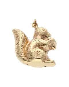 Pre-Owned 9ct Yellow Gold Hollow Squirrel Charm