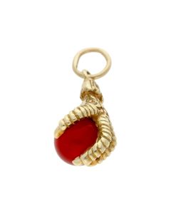 Pre-Owned 9ct Yellow Gold Claw & Ball Charm