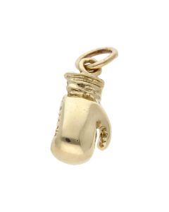 Pre-Owned 9ct Yellow Gold Solid Boxing Glove Pendant