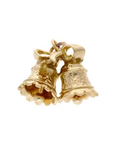 Pre-Owned 9ct Yellow Gold Wedding Bells Charm