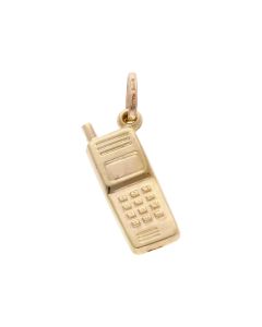 Pre-Owned 9ct Yellow Gold Hollow Mobile Phone Charm