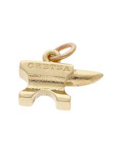 Pre-Owned 9ct Yellow Gold Gretna Green Anvil Charm