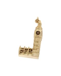 Pre-Owned 9ct Yellow Gold London Big Ben & Westminster Charm