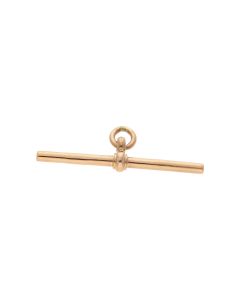 Pre-Owned 9ct Rose Gold T-Bar Pendant