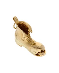 Pre-Owned 9ct Yellow Gold Old Boot Charm