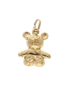 Pre-Owned 9ct Yellow Gold Hollow Teddy Bear Charm