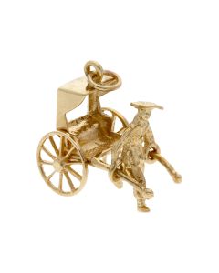 Pre-Owned 9ct Yellow Gold Carriage Charm