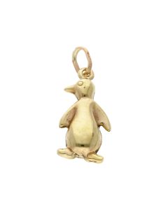 Pre-Owned 9ct Yellow Gold Hollow Penguin Charm