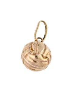 Pre-Owned 9ct Yellow Gold Hollow Knitting Ball Charm
