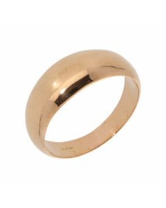 Pre-Owned 18ct Gold Graduated Polished Band Ring