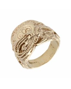Pre-Owned 9ct Yellow Gold Saddle Ring