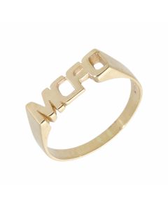 Pre-Owned 9ct Yellow Gold Manchester City MCFC Ring