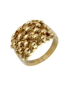 Pre-Owned 9ct Yellow Gold 5 Row Keeper Ring