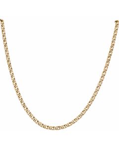 Pre-Owned 9ct Yellow Gold 19 Inch Double Curb Chain Necklace