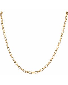 Pre-Owned 9ct Gold 24 Inch Hollow Paper Link Chain Necklace