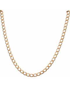 Pre-Owned 9ct Yellow Gold 29 Inch Curb Chain Necklace