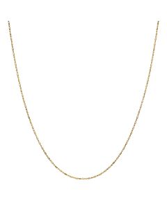 Pre-Owned 14ct Yellow Gold 20 Inch Bead Link Chain Necklace