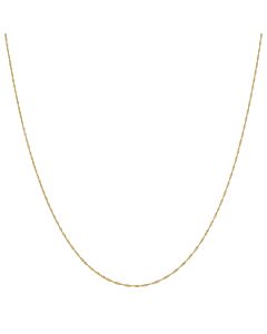 Pre-Owned 9ct Yellow Gold Fine 16 Inch Twist Chain Necklace