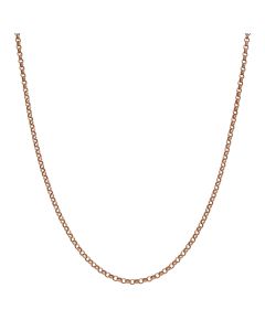 Pre-Owned 9ct Rose Gold 23 Inch Belcher Chain Necklace