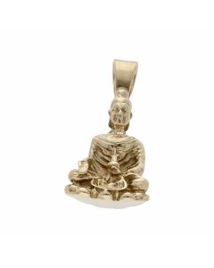 Pre-Owned 9ct Yellow Gold Buddha Pendant