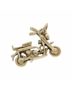 Pre-Owned 9ct Yellow Gold Motorbike Charm