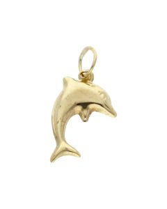Pre-Owned 9ct Yellow Gold Hollow Dolphin Charm
