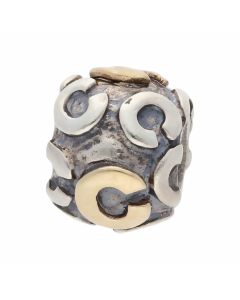 Pre-Owned Pandora Silver & Gold Initial C Charm