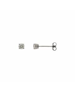 Pre-Owned 9ct White Gold 0.50 Carat Diamond Stud Earrings