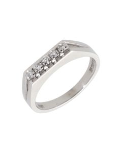 Pre-Owned 18ct White Gold 5 Stone Diamond Dress Ring