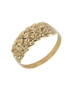 Pre-Owned 9ct Yellow Gold 3 Row Keeper Ring
