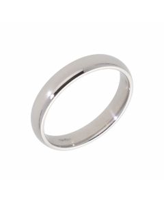 Pre-Owned 9ct White Gold 4mm Wedding Band Ring