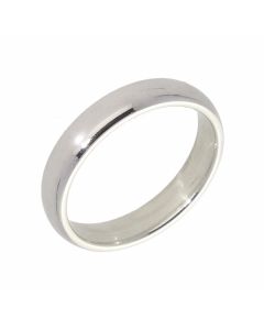Pre-Owned 9ct White Gold 4mm Wedding Band Ring