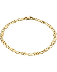 Pre-Owned 9ct Yellow Gold 7.5 Inch Celtic Link Bracelet