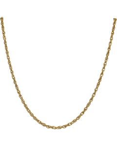 Pre-Owned 9ct Yellow Gold 17 Inch P.O.W Chain Necklace