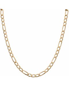 Pre-Owned 9ct Yellow Gold 19.5 Inch Figaro Chain Necklace
