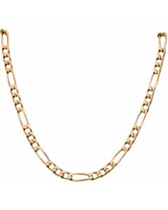 Pre-Owned 9ct Yellow Gold 23 Inch Heavy Figaro Chain Necklace