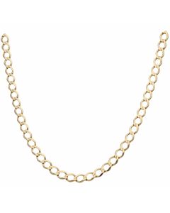 Pre-Owned 9ct Yellow Gold 23.5 Inch Curb Chain Necklace