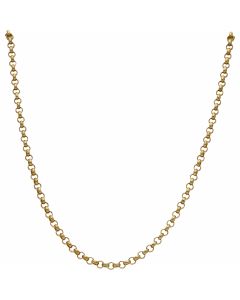 Pre-Owned 9ct Yellow Gold 19 Inch Belcher Chain Necklace