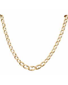 Pre-Owned 9ct Yellow Gold 16 Inch Graduated Link Chain Necklace