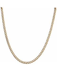 Pre-Owned 9ct Yellow Gold 27.5 Inch Curb Chain Necklace
