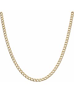 Pre-Owned 9ct Yellow Gold 20 Inch Curb Chain Necklace