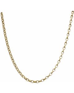 Pre-Owned 9ct Yellow Gold 17 Inch Belcher Chain Necklace