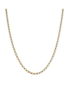 Pre-Owned 9ct Yellow Gold 20.5 Inch Belcher Chain Necklace