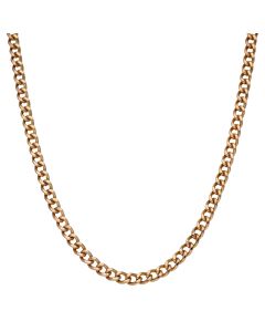 Pre-Owned 9ct Yellow Gold 18 Inch Hollow Curb Chain Necklace