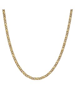 Pre-Owned 9ct Gold 30 Inch Infinity Curb Link Chain Necklace