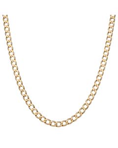 Pre-Owned 9ct Yellow Gold 26 Inch Curb Chain Necklace