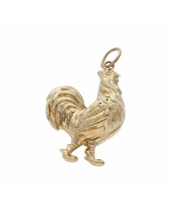 Pre-Owned 9ct Yellow Gold Hollow Cockerel Charm