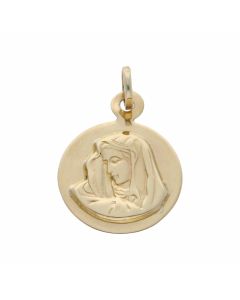 Pre-Owned 9ct Yellow Gold Small Our Lady Charm Pendant