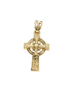 Pre-Owned 9ct Yellow Gold Celtic Cross Pendant