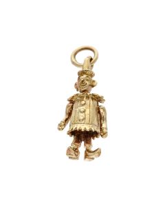 Pre-Owned 9ct Yellow Gold Clown Pendant